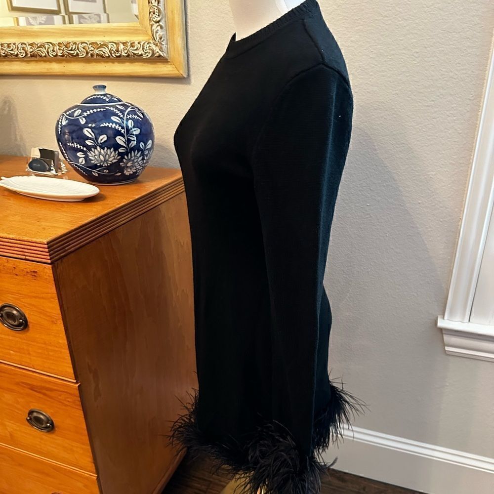Ronny Kobo Sumal Knit Dress in Black-N8 - Picture 4 of 8
